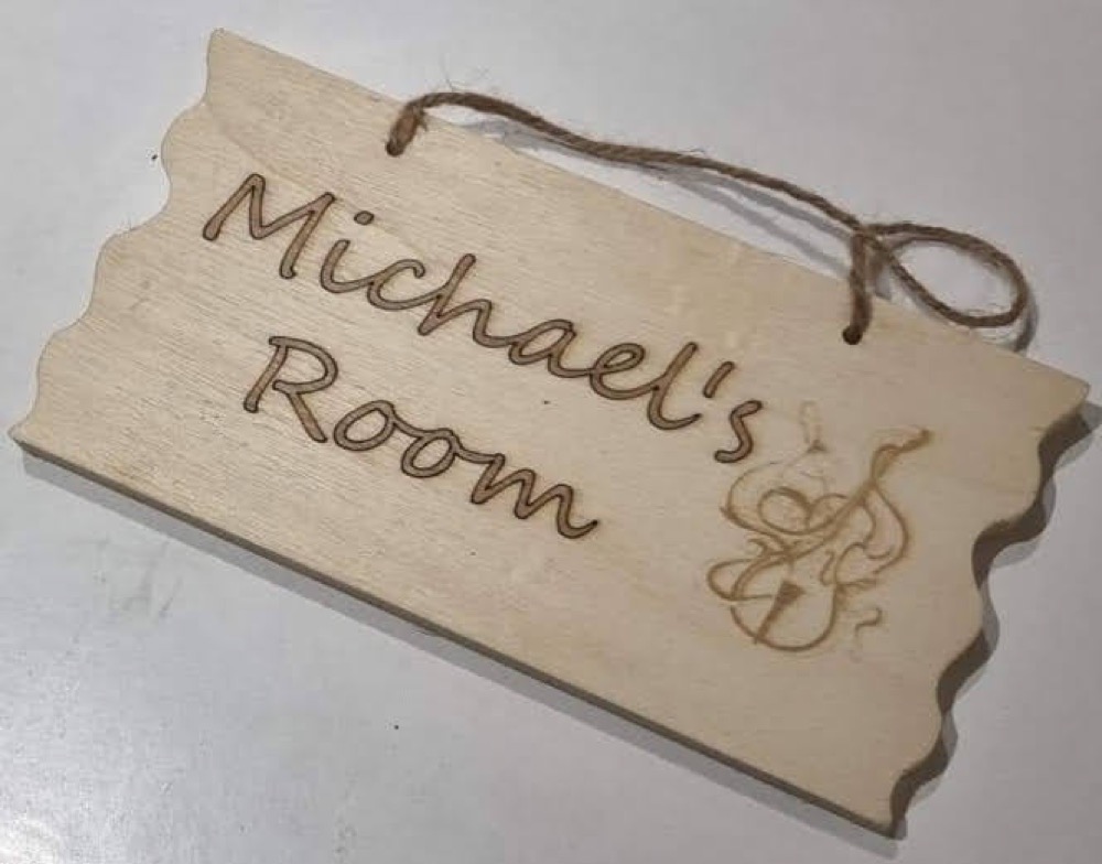 Personalised name sign